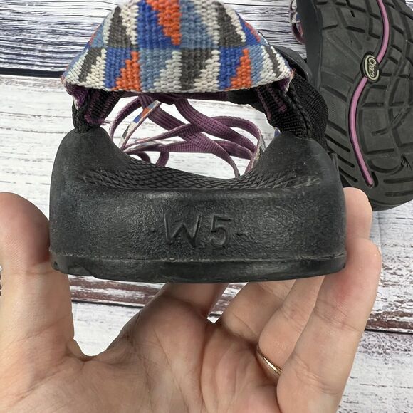 Chaco Zx/2 Camper Purple Strappy Sandals Shoes, Women size 5 - Picture 8 of 8